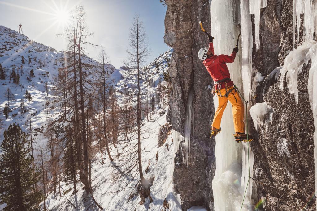 Eisklettern im Salzkammergut