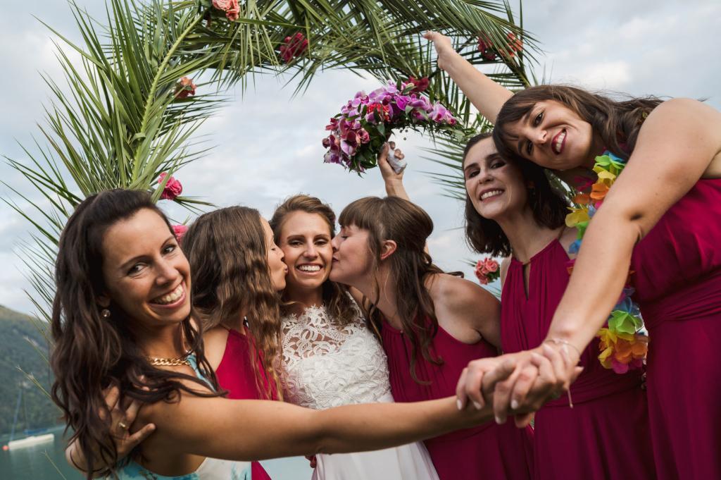 Hochzeit Karin und Dominik Feier im Brunnwind St. Gilgen