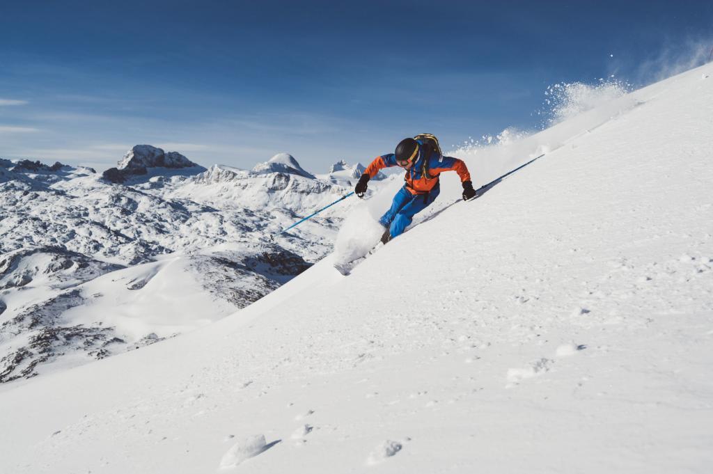 Skifotos mit Outdoor-Leadership