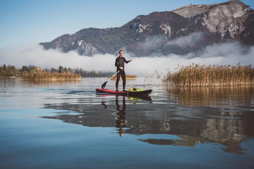SUP - Stand up Paddeln auf den Salzkammergutseen
