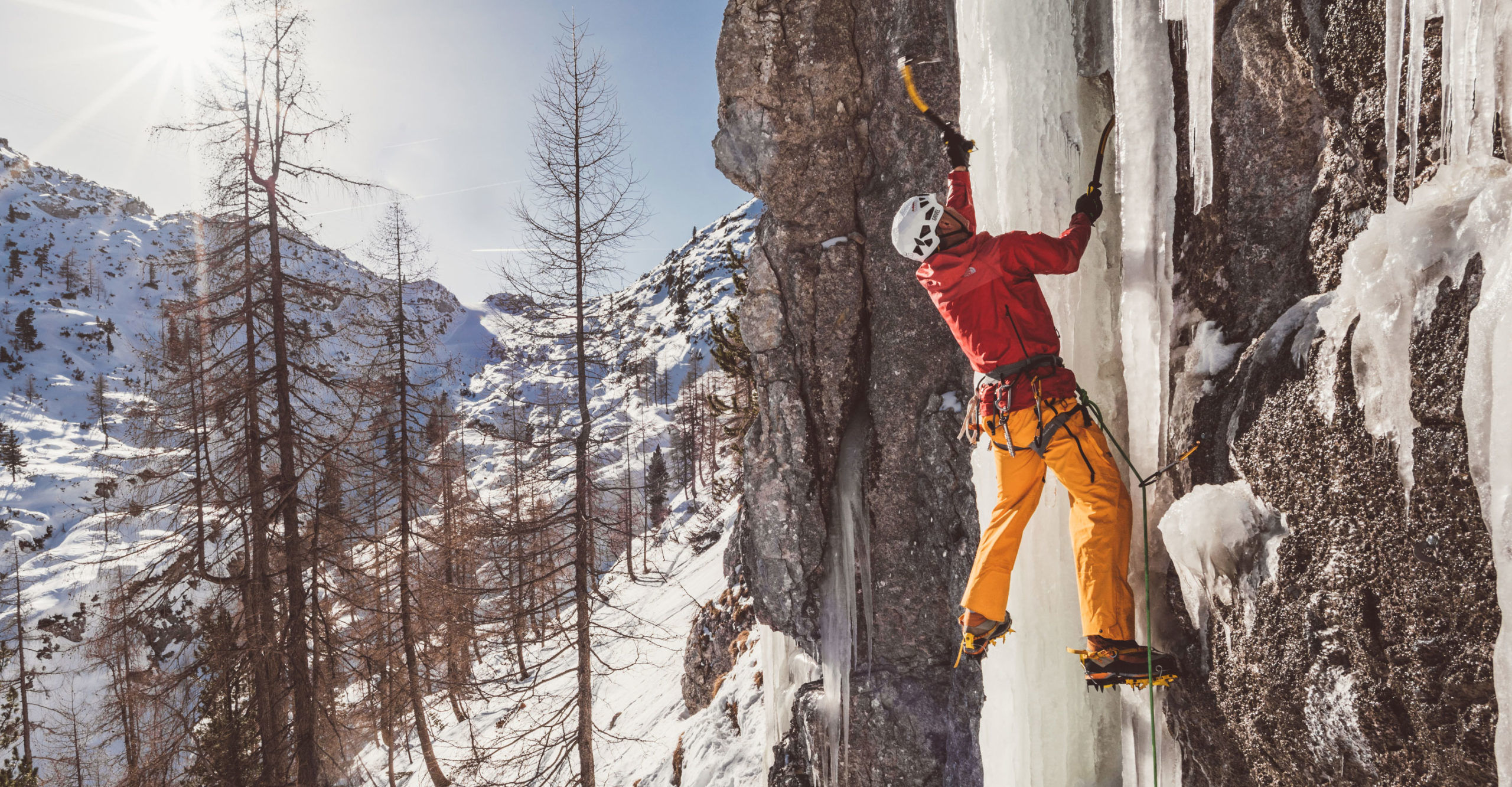 Eisklettern am Krippenstein, Heli Putz, Outdoorleadership