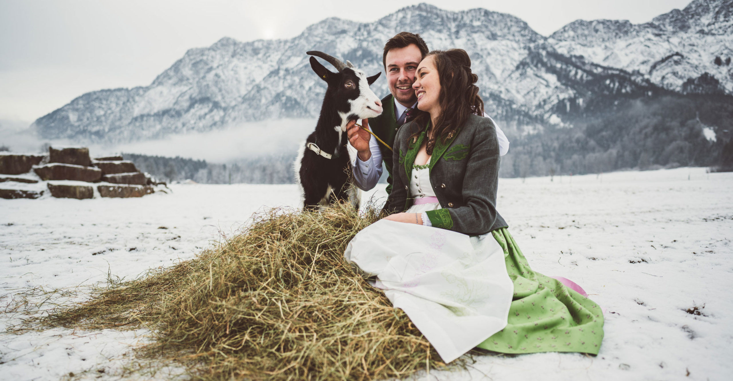 Winterhochzeit in Bad Goisern von Elisabeth und Florian