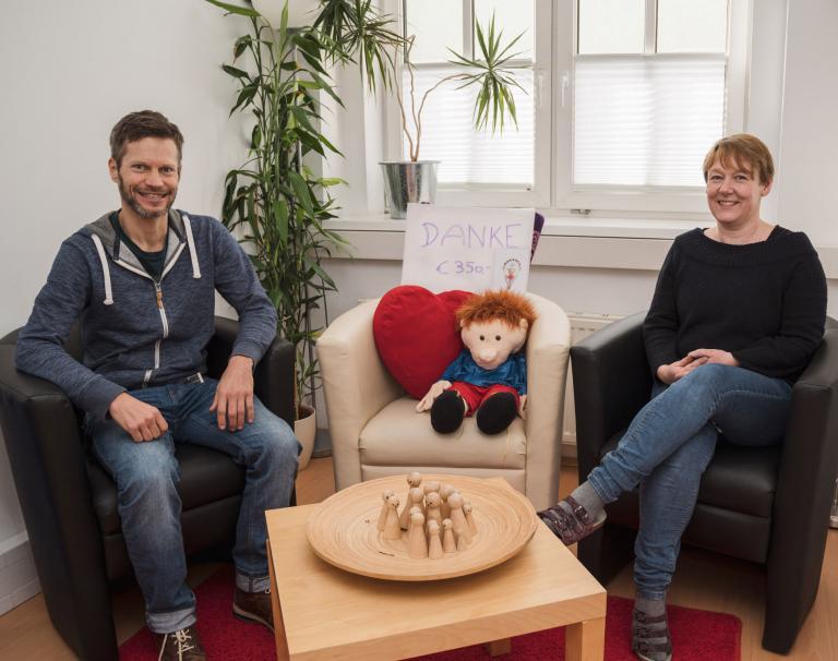 Spende für Kinderschutzzentrum