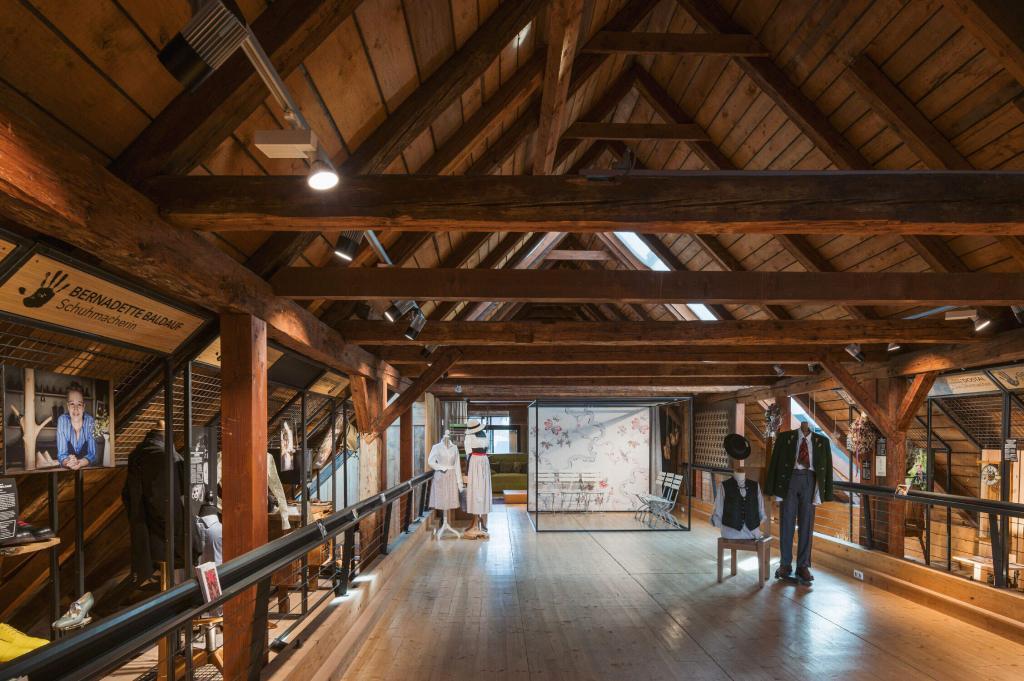 Innenarchitektur Handwerkhaus Salzkammergut Dachgeschoß